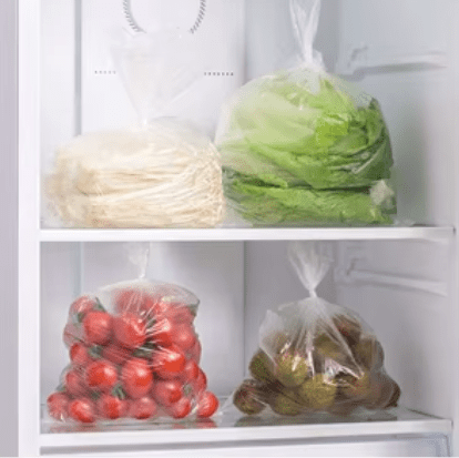Clear Produce Bags on a Roll – 10" x 15", 4 Rolls, Bulk Pack