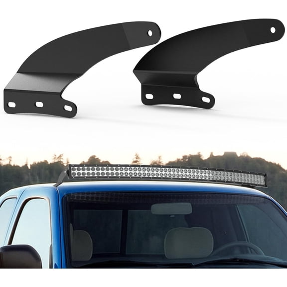 Nilight 42 inch Curved LED Light Bar Bracket Mounting Upper Windshield Roof Cab Brackets Compatible with Toyota Tacoma 1995-2004, Fit 4Runner 1995 1996 1997 1998 1999 2000 2001 2002