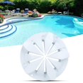 thumbnail image 3 of 8 Inch Round Shape Anti Clip Hair Pool Main Drain Swimming Pool Accessories Fittings White, 3 of 8