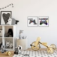 thumbnail image 2 of Stupell Industries Retro Gaming Room Control Quotes and Sayings Painting Gray Framed Art Print Wall Art, 12 x 12, Set of 2, 2 of 8