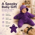 thumbnail image 2 of Halloween Baby Starfish Onesie Unisex Star Suit Hooded Wearable Blanket Footie Jumpsuit, 2 of 7