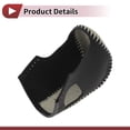 thumbnail image 4 of Cubierta de pomo de cambio de marcha antideslizante Unique Bargains para Nissan Murano, protector de manija de cambio de palanca de cuero sintético negro y beige, 4 of 6