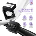 thumbnail image 3 of SAVILAND 3D Sculpture Nail Gel Set: Black & White No-Wipe Creamy 3D Sculpting Painting Gel for Micro Embossed 3D Nail Art Molding Florals Lines Patterns & French Tips Design Home DIY Salon Manicures, 3 of 9