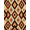 Orange, Pattern 16, variant on ODIKA 4'x6' Machine Washable Non-Slip Area Rug, Geometric Burnt Orange High Traffic Rug, Orange, 1279884