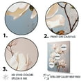 thumbnail image 3 of Designart "Blooming Flowers In Beige And Green Magnolias I" Magnolias Canvas Wall Art, 3 of 7