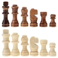 thumbnail image 6 of Wooden Chess Pieces Only, 32 Pieces Chessmen Pieces, 2.2Inch King Figures Chess, 6 of 11