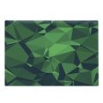 thumbnail image 1 of Celtic Green Cutting Board, Polygonal Dark Tones Repeating Abstract Motif, Decorative Tempered Glass Cutting and Serving Board, in 3 Sizes, by Ambesonne, 1 of 2