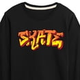 thumbnail image 3 of Instant Message - Skateboarding - Skate Graffiti - Toddler & Youth Long Sleeve Graphic T-Shirt, 3 of 6