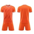 thumbnail image 2 of Ruyang Boys Sport Shirts Short Pants Sets Teen Youth Athletic Workout 2 Piece Quick-Dry Solid Crew Neck Tees Pant Set for Boys, 2 of 4