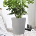 thumbnail image 5 of chaungfeng Flower Pots Water Plants Pot/Self Watering Planter, Plastic Flower Pots, Planting Pot for Indoor Outdoor Plants (Gray), 5 of 6