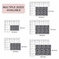 thumbnail image 6 of Black Spring Floral Outdoor Rug 4x6 Ft, Non Slip Washable Area Rug, Farmhouse Flowers Elegant Pastoral Patio Rugs Carpet Runner, Large Floor Mat for Indoor/Outdoor Deck Porch Camping, 6 of 8