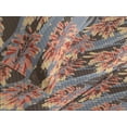 thumbnail image 3 of Ambesonne Floral Quilted Coverlet 2 Pcs, Vintage Botanical Nature Art, Twin Size, Purpleblue Coral and Cream, 3 of 4