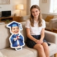 thumbnail image 4 of Custom Photo Graduation Memory With Your Picture Unique Shape Doll, 4 of 5