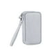 thumbnail image 1 of Qarigey Estuche para disco duro externo portátil Protección Bolsa de transporte Cable de carga Bolsas de almacenamiento Organizador de Envolturas para manijas de equipaje Gris, 1 of 6