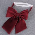 thumbnail image 3 of Raindrops 1Pack Adjustable Bow Ties for Men in Wine Color with Microfiber Material for Casual Wear, 3 of 8