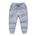 thumbnail image 2 of Shldybc Toddler Baby Boys Girls Sweatpants Candy Color Solid Color Leggings Casual Kids Sport Joggers Casual Active Athletic Pants( Gray, 8-9 Years ), 2 of 8