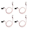 thumbnail image 2 of 4 Piezas Leash Rod Pesca Alimentador de Seguridad rojo Sharpla Correa de la paleta del kayak, 2 of 7