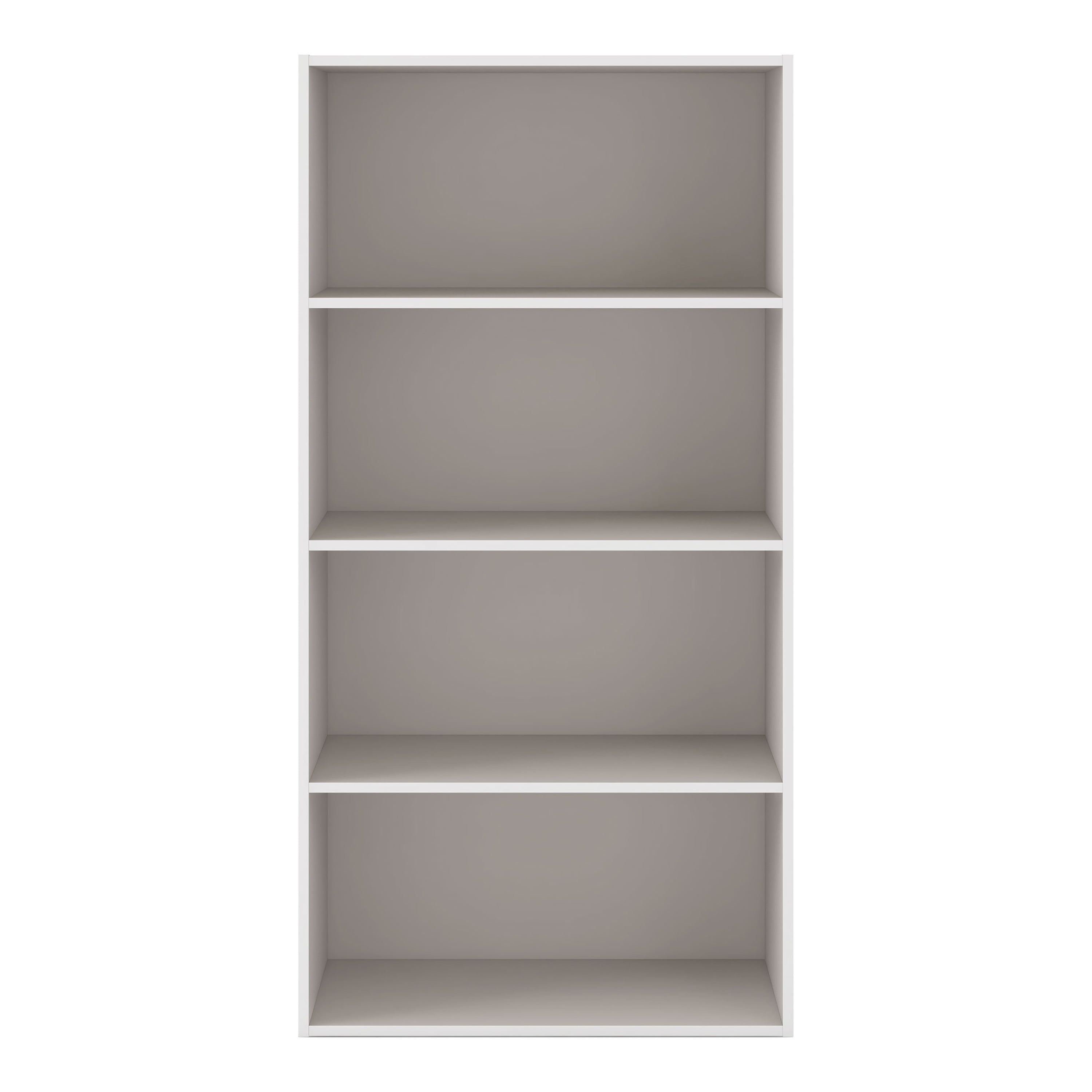 Furniture of America Brooks Stackable 4-Tier Wood Gray Bookcase