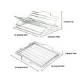 thumbnail image 3 of Stainless Steel Roasting Rack for Holiday Feasts Multifunctional Chicken Roasting Stand Foldable Turkey Roaster Stand, 3 of 8