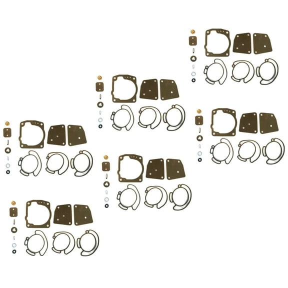 The ROP Shop (Pack of 6) Carburetor Repair Kit for OMC Johnson Evinrude 0438996, 0435442 Boat