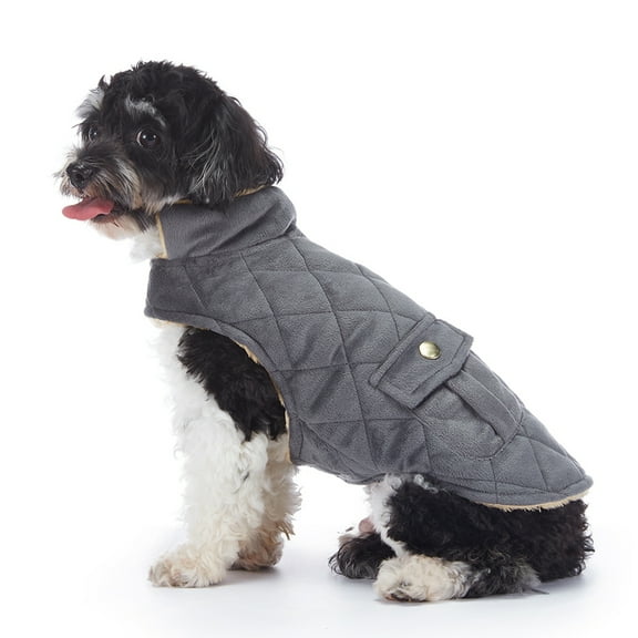 Winter Dog Coat,Dog Cold Weather Coats Dog Jacket with Pocket,Windprood Warm Dog Coat Vest for Pet Clothes Apparel