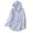 *Blue, variant on VBVC Women's Cotton Linen Button Down Shirts , Ladies' Long Sleeve Hooded Tops , Casual Drawstring Hoodies For Women, M-2XL