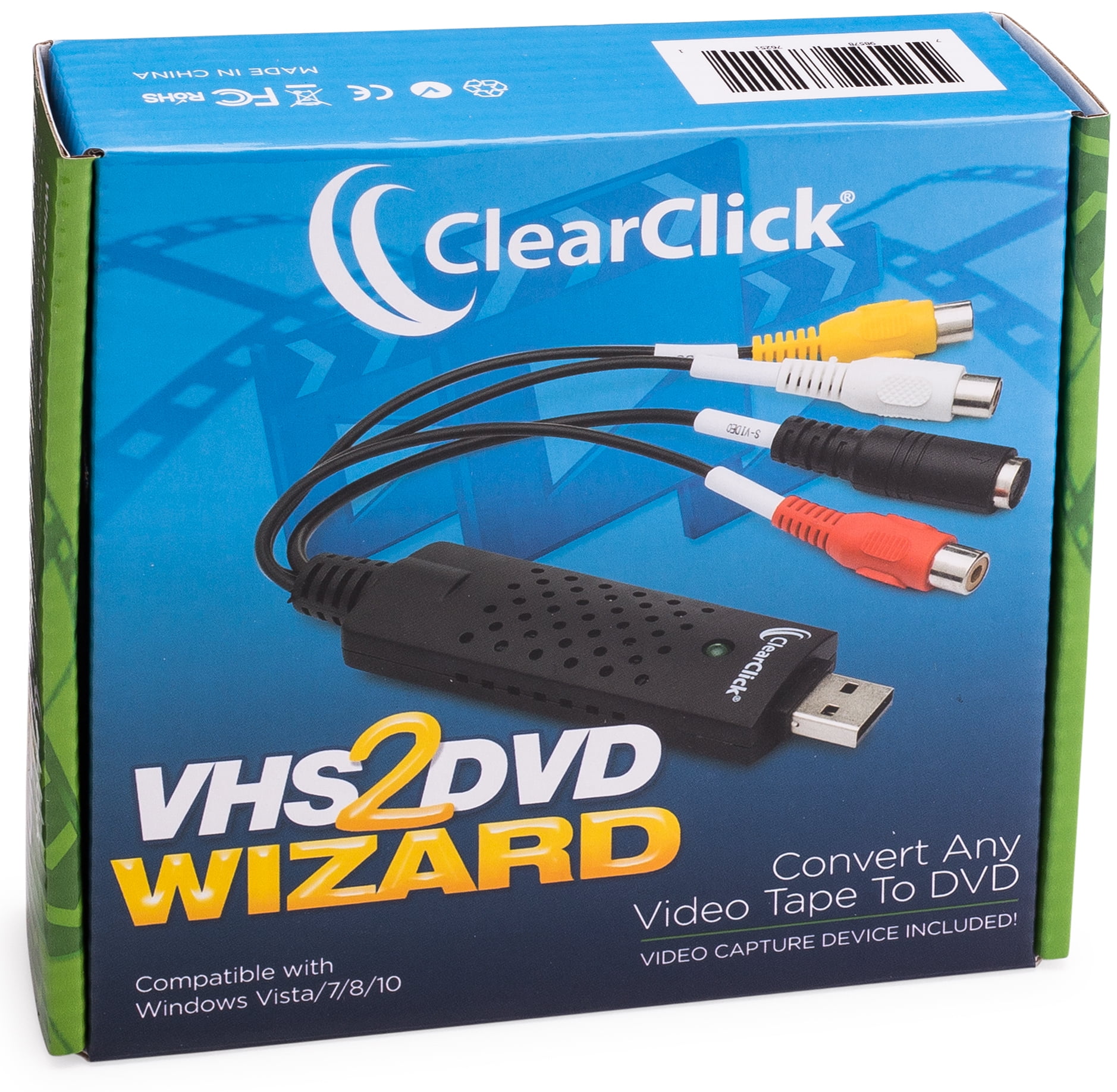 ClearClick VHS to DVD Wizard Software USB Capture (DVD) - Walmart.com