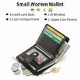 thumbnail image 5 of GAEKEAO Wallet for Women Samll RFID Blocking Credit Card Holder Bifold Women Wallet With Keychain, 5 of 10