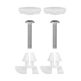thumbnail image 1 of Kit de herrajes antideslizantes y reductores de ruido para asiento de inodoro. Corto, 1 of 9