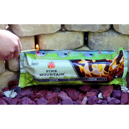 Pine Mountain 4-Hour, 3.7lb Firelog with Clean Burn Technology, 6 Count