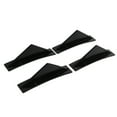 thumbnail image 4 of Parachoques trasero con forma de aleta de tiburón, 4 piezas Difusor de parachoques trasero Alerón de parachoques trasero Divisor de parachoques trasero Integración perfecta, 4 of 9