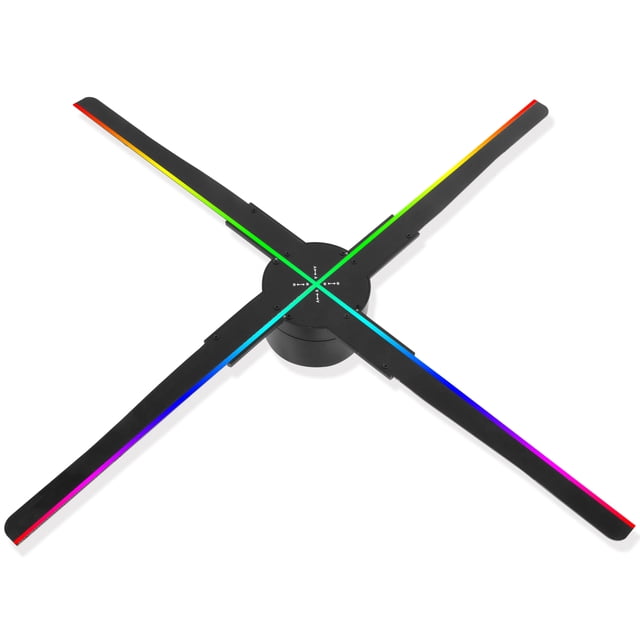 52 Cm Wifi Fan Holographic Projector 3d LED Sign Advertising Machine Built-in 8G Memory 552 Lamp Beads Support MP4/JPG ,Holographic Video Projector