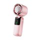 thumbnail image 2 of Ventilador de enfriamiento de la mano 100 velocidades ajustables para mujeres, collar colgante plegable, ventilador de collar para deportes de verano, Rosa, 2 of 8