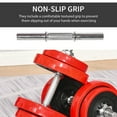 thumbnail image 4 of Resenkos 44-lb Adjustable Dumbbell Set, Converts to Barbell for Home Gym Strength Training - Red Wine, 4 of 7