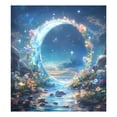 thumbnail image 6 of Yayeee Magnetic Dishwasher Cover for The Front Decoration Home Kitchen Machine Sticker Protector, Floral Moon, 6 of 6