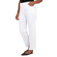 thumbnail image 3 of Alfred Dunner Womens  Super Stretch Mid- Rise Short Length Pant, 3 of 4