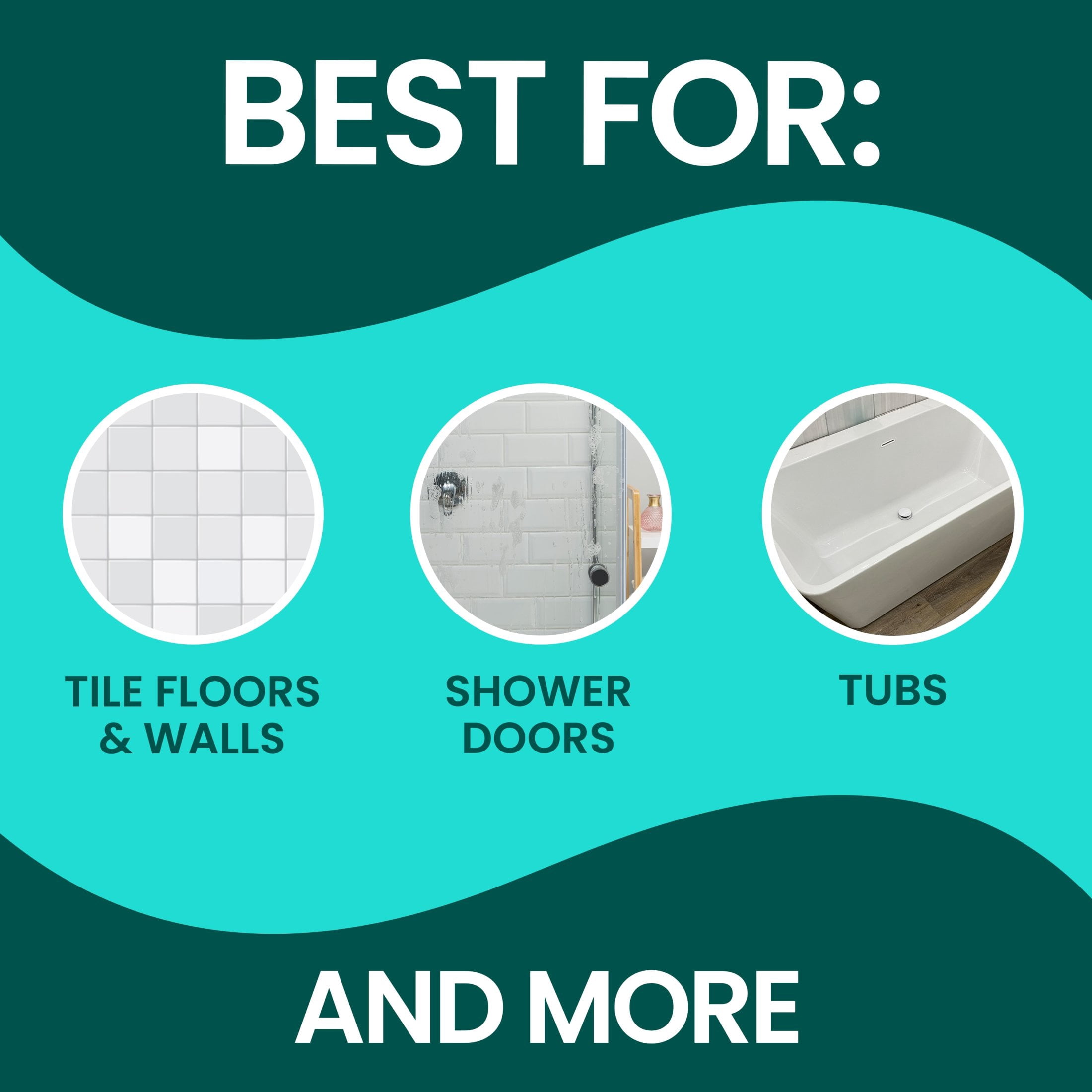 (3 pack) Scotch-Brite Extendable Tub & Tile Scrubber Kit, 1 Handle and 3 Non-Scratch Scrubber Pads