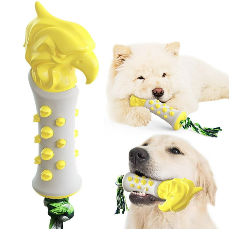 HESLAND Dog Chew Toys for Aggressive Chewers Large Breed Small Medium Dogs,  Dog Puzzle Toys Interactive Indestructible Durable Treat Dispensing Toy