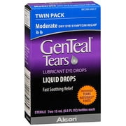 Genteal Tears Moderate Eye Drops, 0.5 fl oz - 2 Pk