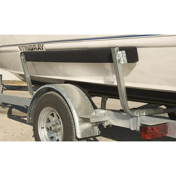 C.E. Smith Trailer Boat Guide 27600 Bolt-On Mount; Set Of 2; 5 Foot Length; With Carpeted Bunks