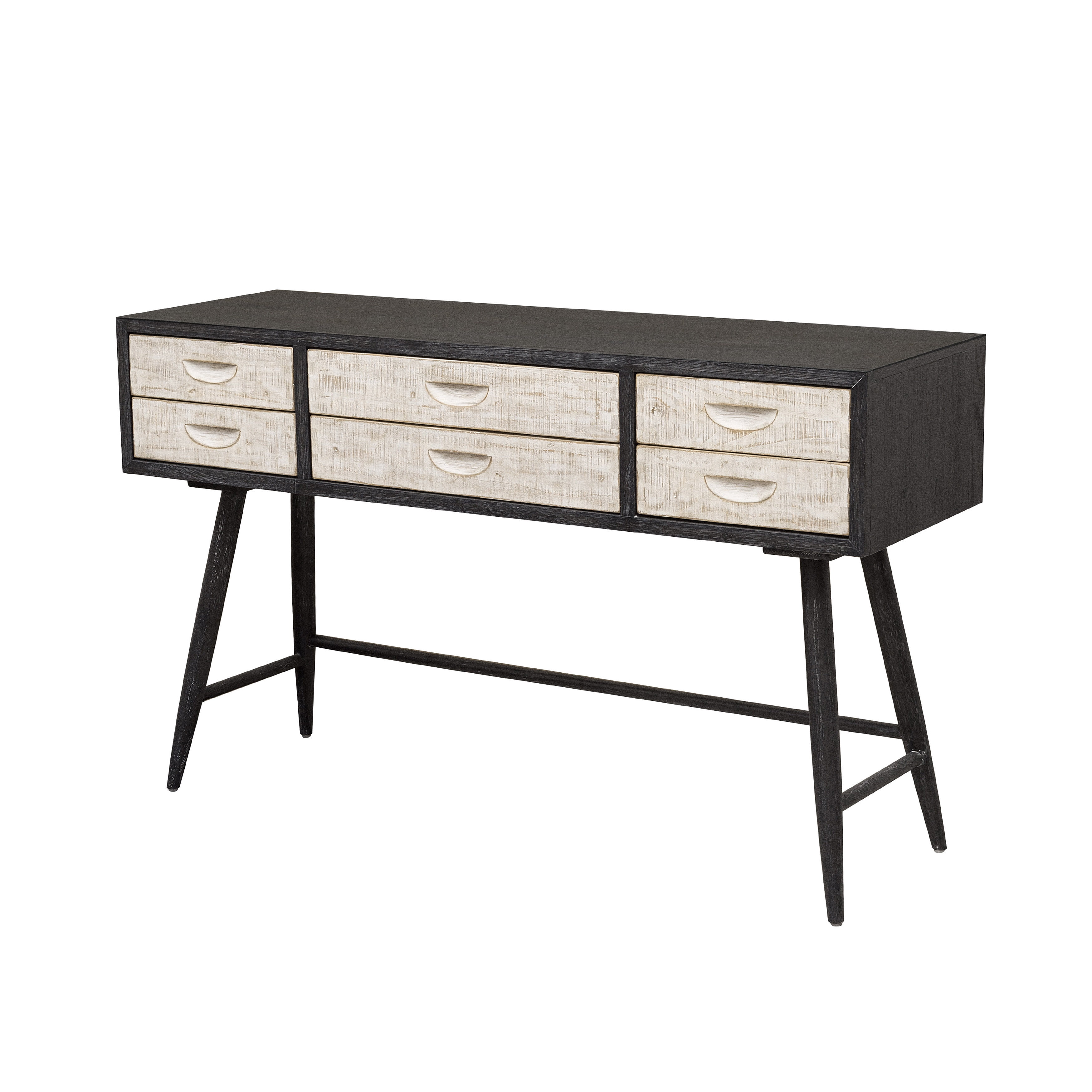 Home Fare Modern Sideboard Buffed Server Two Tone with White