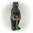 thumbnail image 6 of Alpine Corporation Welcome Sign Bear Garden Statue, 36 inch Tall, 6 of 13