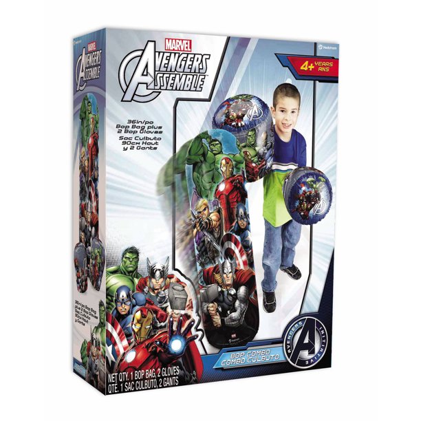 Hedstrom 36 Bop Bag And Gloves Avengers Walmart Com