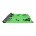 thumbnail image 2 of Ahgly Company Indoor Rectangle Abstract Emerald Green Modern Area Rugs, 3' x 5', 2 of 4