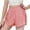 Pink-05, variant on Ugoldhm Girls Biker Cartwheel Shorts Thin Casual Summer Athletic Running Dolphin Active Gym Workout Shorts Size 6-16