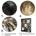thumbnail image 3 of Designart "Yellow Tiger Portrait" Animals Tiger Canvas Print, 3 of 5