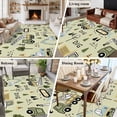 thumbnail image 5 of Rectangle Area Rugs 8 x 10 Ft, Cartoon Tractor Non-Slip Residential Carpet, Cute Green Digger Shovel Truck Rustic Indoor Crawling Mats Runner Rugs for Living Room/Dining Room/Bedroom, 5 of 8