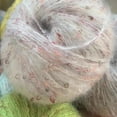 thumbnail image 2 of NAMZI Soft Plush Wool Acrylic Fancy Loop Yarn for Doll Hair Making,Crochet Knitting,Needle Felting Doll Hair | Curly Hair Coils of Wool Felt Carded Sheep Wool,Roving,Fiber(50g，A12), 2 of 4