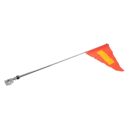 Hytrove Multi-Colored Steel Adjustable Bike Flag 1Pack for Cyclists in Safety Situations