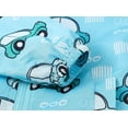 thumbnail image 5 of ATOGUTA Boys Girls Peacoat Cute Print Zip Up Hooded Jacket Boys Girls Long Sleeve Windproof Coat Sky Blue, Size 18M-5T, 5 of 5